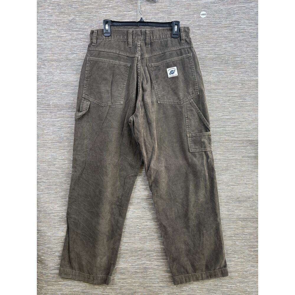 American Eagle Outfitters Pants Mens 33x30 Brown Corduroy Carpenter Workwear - Picture 2 of 7